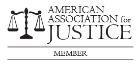 American Association for Justice Member badge