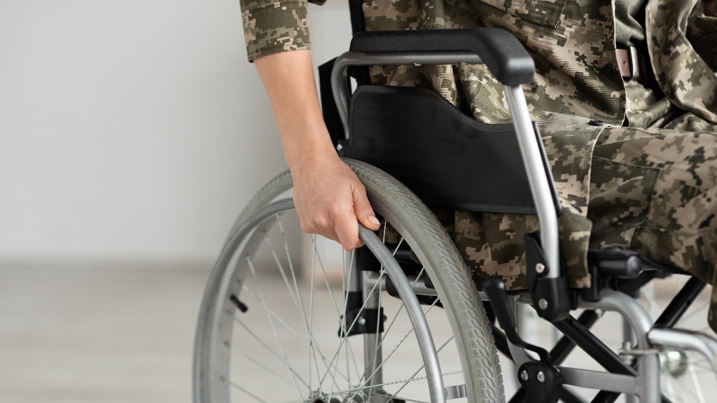 veteran in wheelchair